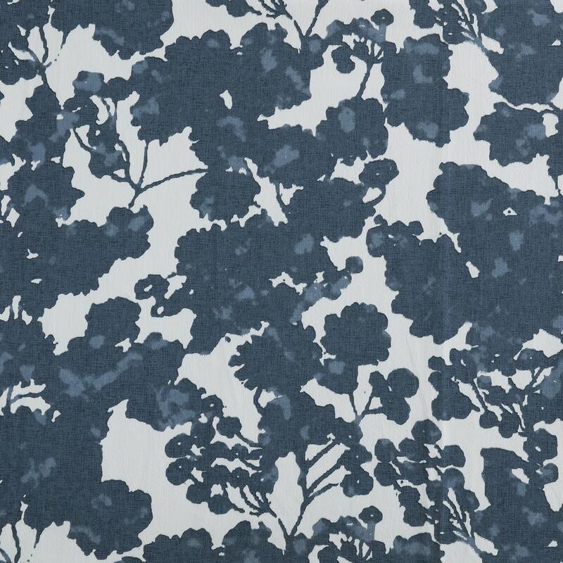 Exclusive Fabrics Fleur Printed Cotton Tie-Up Window Shade - 46 X 63