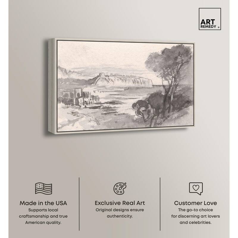View across a Monaco Canvas by Art Remedy