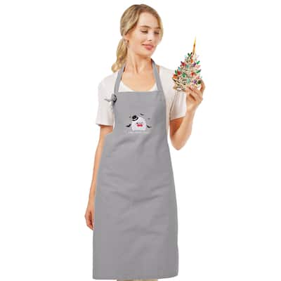Cozyville Chef Apron Heavy Duty Cotton Canvas Adjustable Strap 34 x 28
