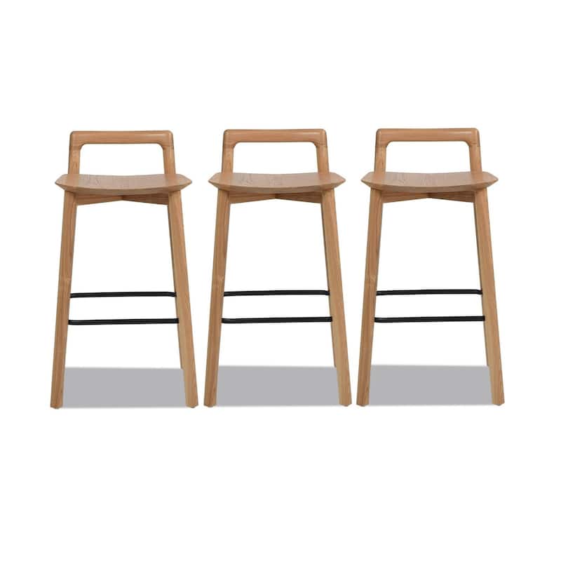 Sven 26.5" Minimalist Low Back Counter Stool