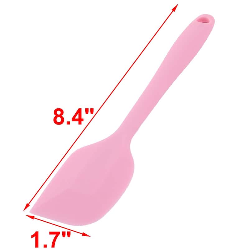 Silicone Bakery Cake Ice Cream Butter DIY Baking Tool Spatula Scraper - Pink