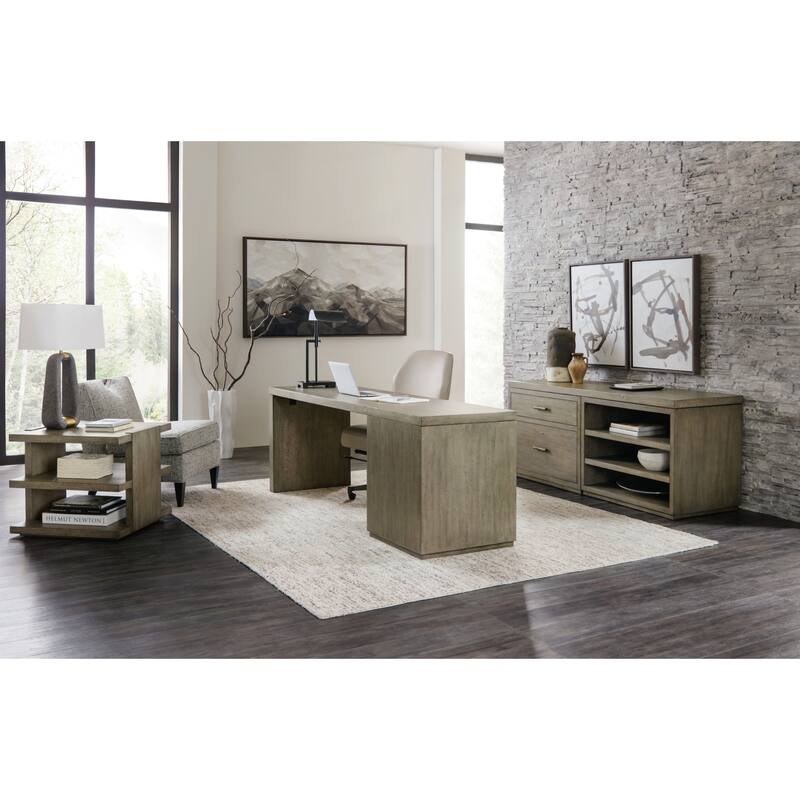 Hooker Furniture 6150-80113 26" Wide Wood Veneer End Table