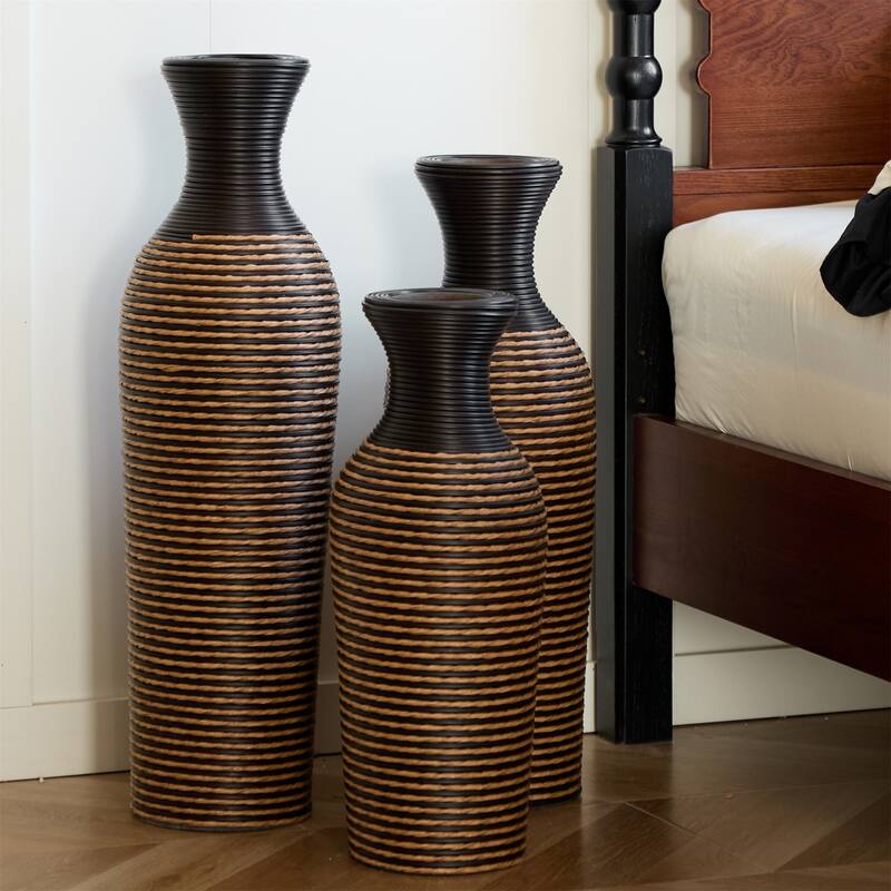 High Independent Decorative PVC Floor Vase (Set of 3)