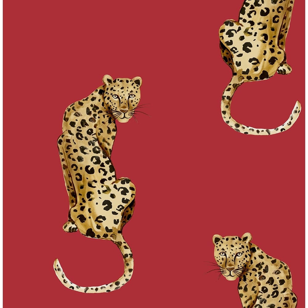 Daisy Bennett Designs Leopard King Peel and Stick Wallpaper