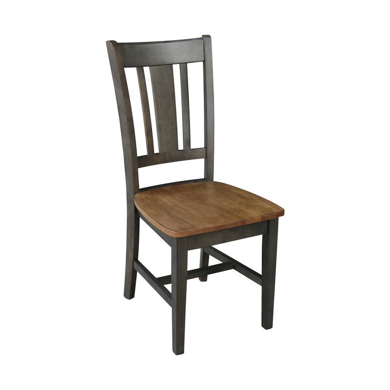 42" Solid Wood Round Dual Drop Leaf Table with 4 Dining Chairs