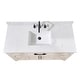 preview thumbnail 39 of 49, Altair Trento Bathroom Vanity Countertop in Aosta White Finish