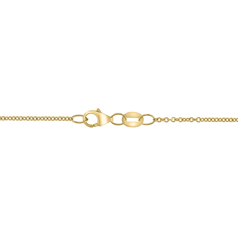 EFFY 14K Gold Diamond,Blue Topaz,Turquoise Heart Pendant Necklace