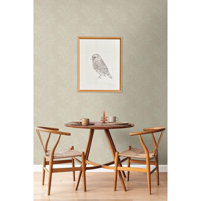 NextWall Marigold Garden Peel and Stick Wallpaper - 20.9 in. W x 18 ft. L