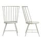 preview thumbnail 20 of 26, Truman High Back Metal and Wood Spindle Dining Chair (Set of 2) by iNSPIRE Q Modern