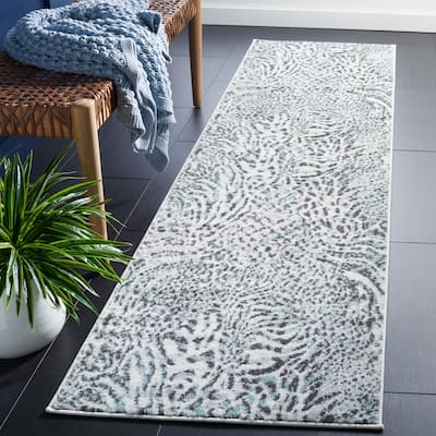 SAFAVIEH Amsterdam Vathsala Modern Abstract Rug - 2'3" x 8' Runner