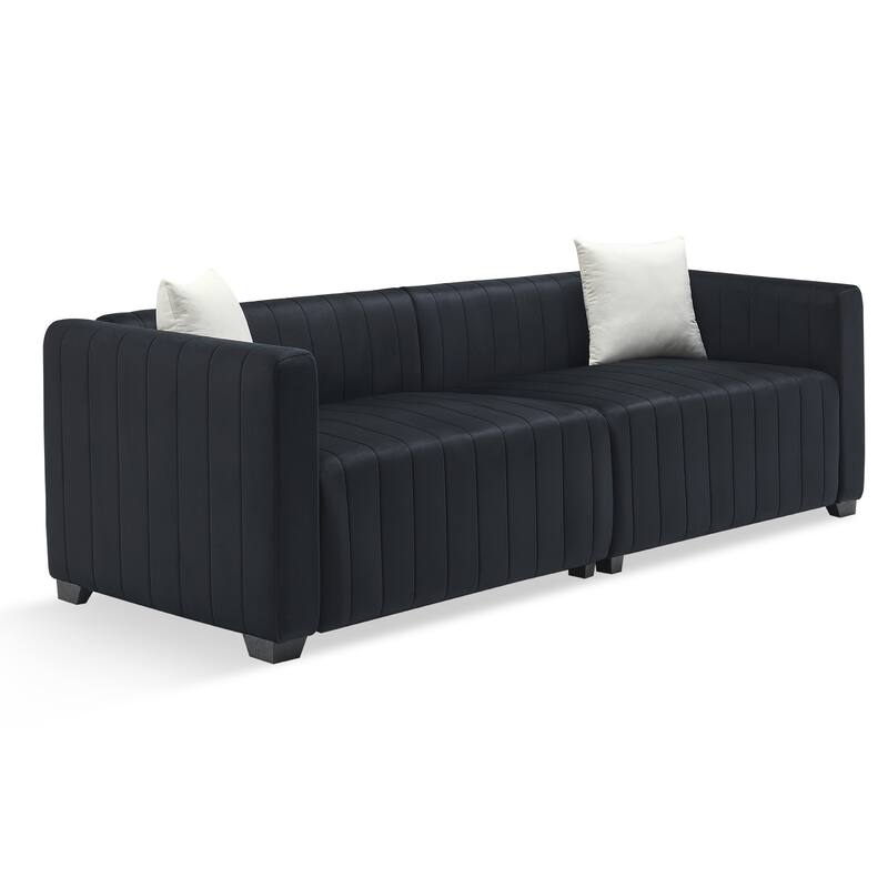 Pocassy 3 Seater Sofa Oversized Loveseat with 2 Pillows