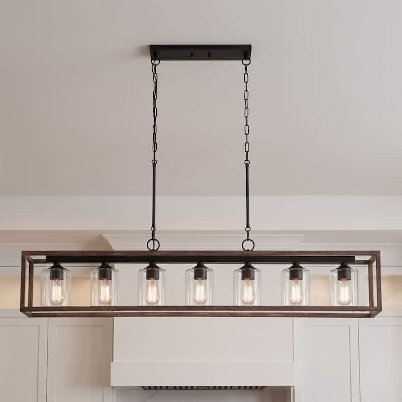 Roundhil 7-light Modern Farmhouse Kitchen Island Pendant Lighting