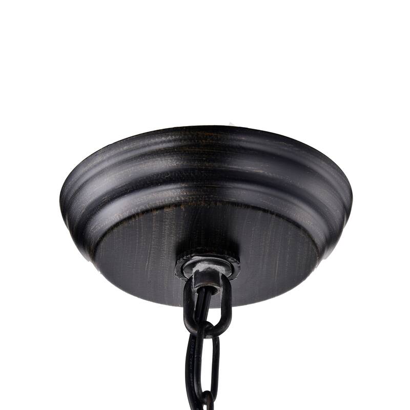 Ariane Black 5-Light Chandelier, for Living/Dining Room, Bedroom