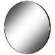preview thumbnail 4 of 4, Uttermost Clip Modern Round Mirror - 43"W X 43"H X 2"D