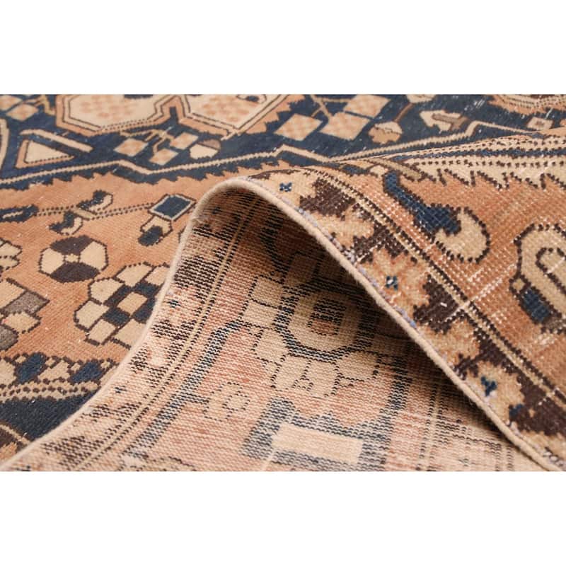 ECARPETGALLERY Hand-knotted Antalya Vintage Copper Wool Rug - 6'6 x 9'9