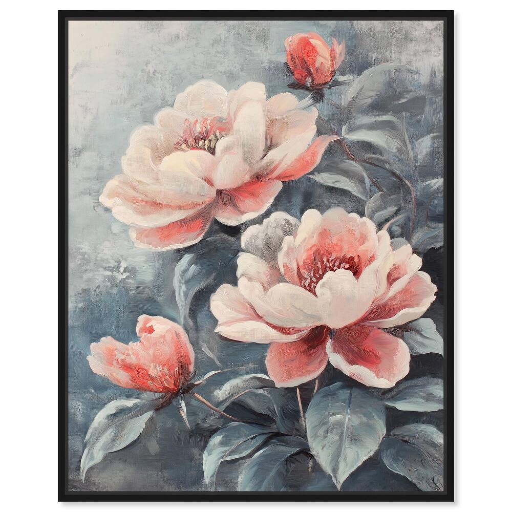 Blush Peony Canvas by Art Remedy