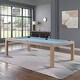preview thumbnail 24 of 35, Olivia 8ft Driftwood Ash Billiard Slate Pool Table with Dining Top Blue