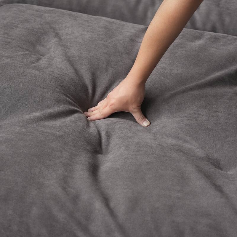 Stupendous Miami Modular Sofa Down Filled Curved Cloud Sectional Sofa 4 Seater with Ottoman
