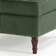 preview thumbnail 10 of 12, 31.78" W Oversized Square Upholstered Storage Ottoman with Wooden Tray