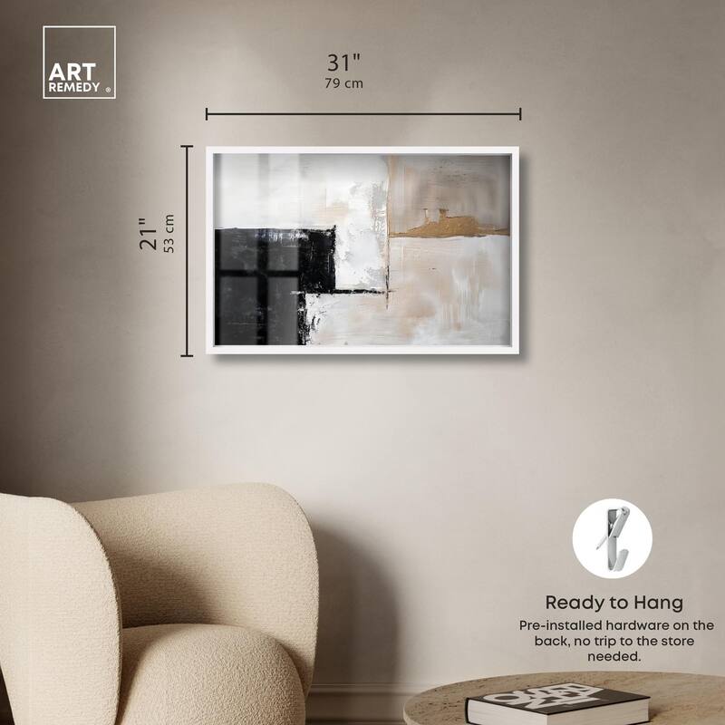 Black Dust and White Ash II Shadowbox by Art Remedy