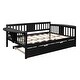 preview thumbnail 67 of 72, Elegant Design Daybed with Trundle Bed, Wooden Sofa Bed for Bedroom Living Room, Wood Platform Bed Frame for Kids Teens Guests
