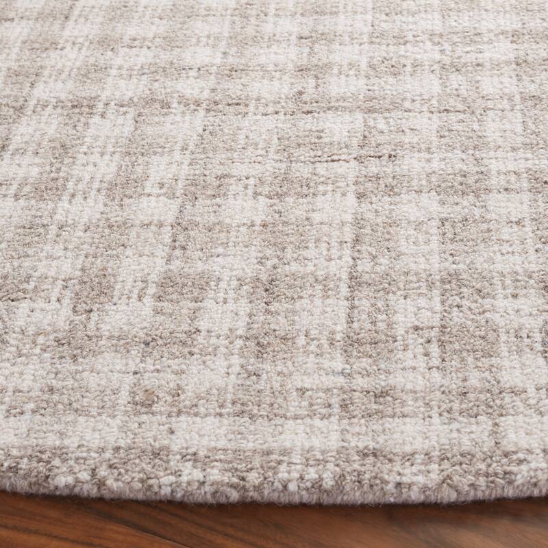 SAFAVIEH Handmade Ebony Katarin Gingham Wool Rug