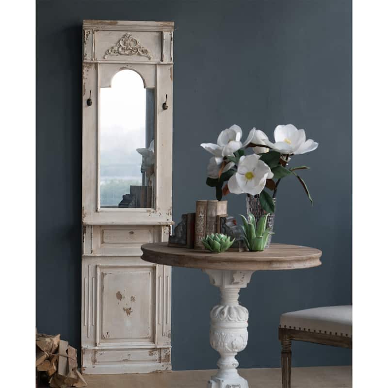 Classic Vintage Antique White Wall Mirror