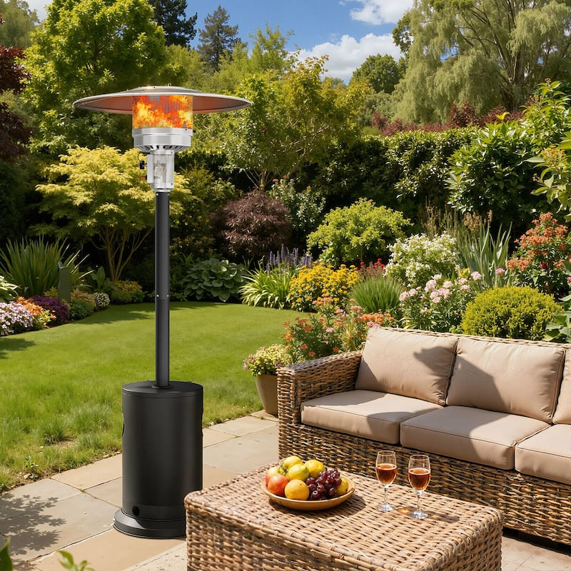 Upgraded 50,000 BTU Stainless Steel Propane Gas Outdoor Patio Heater