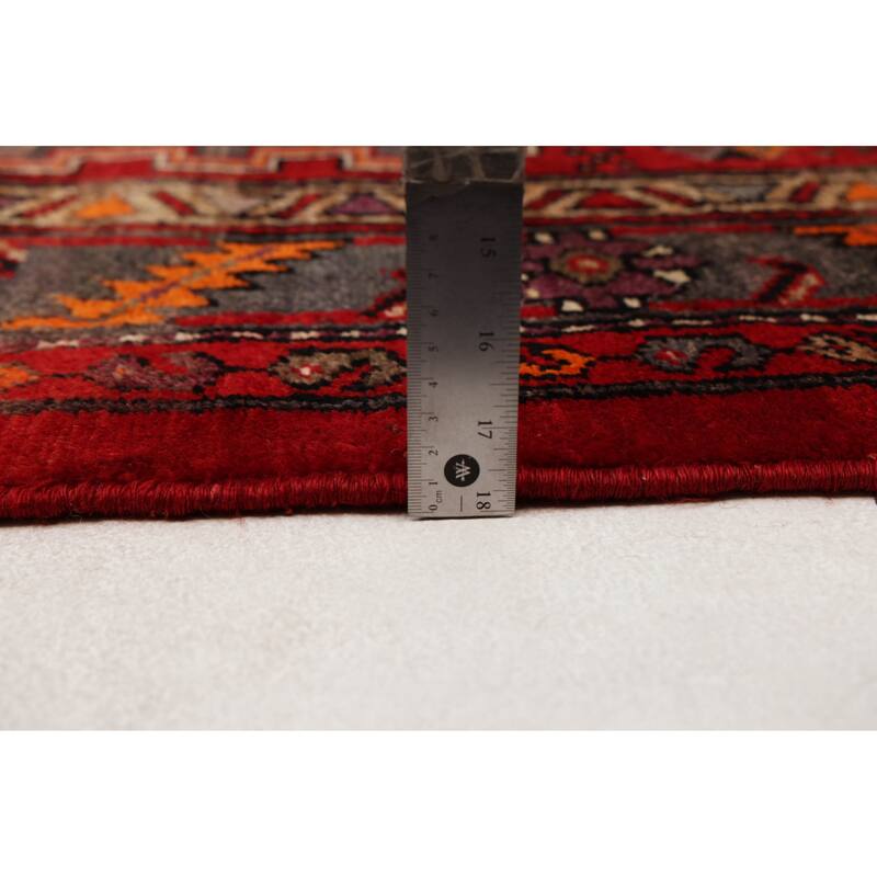 ECARPETGALLERY Hand-knotted Andelz Red Wool Rug - 3'7 x 6'7