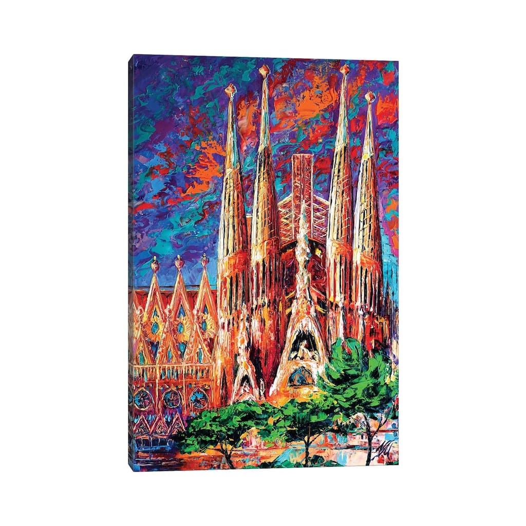 iCanvas "La Sagrada Familia" by Natasha Mylius Canvas Print