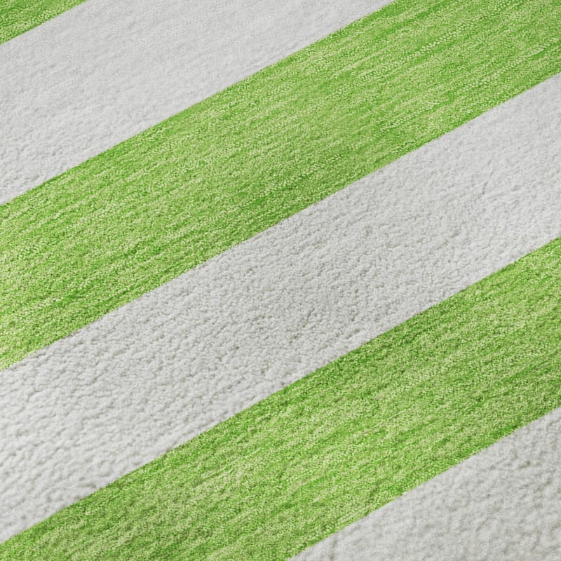 Premium Washable Super Soft Cabana Stripe Mayfield Rug