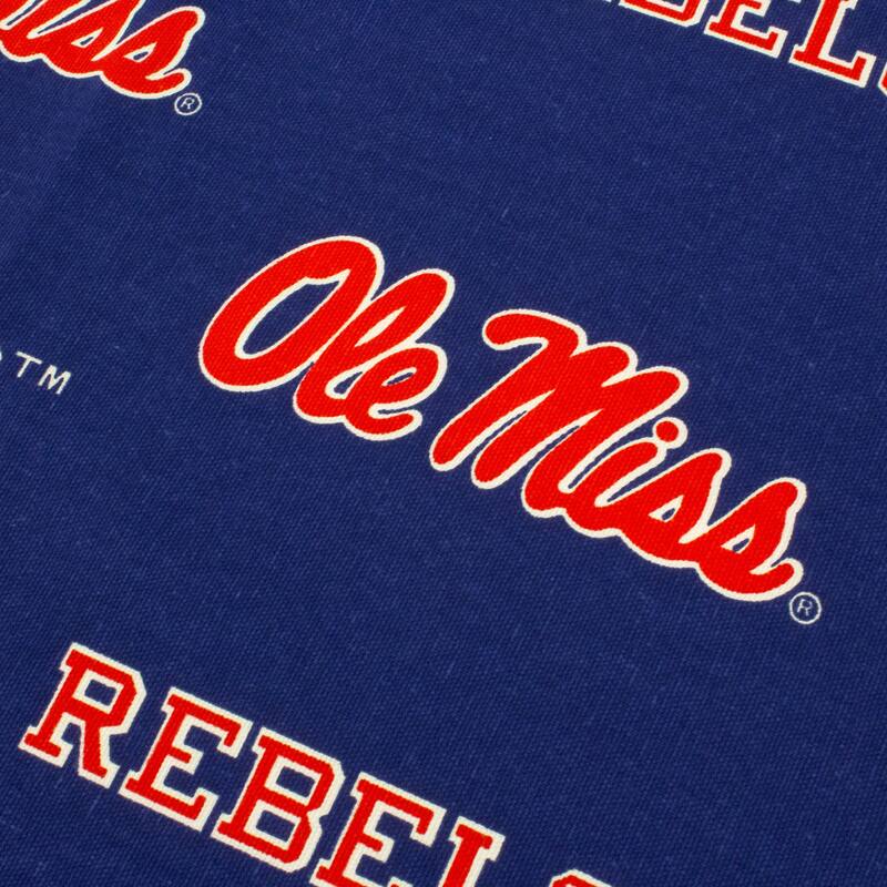 Mississippi Rebels Tailgate Fitted Tablecloth, 33" x 33", Card Table