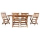 preview thumbnail 7 of 31, SAFAVIEH Hikaru 6-Chair 1-Table Extendable Patio Dining Set