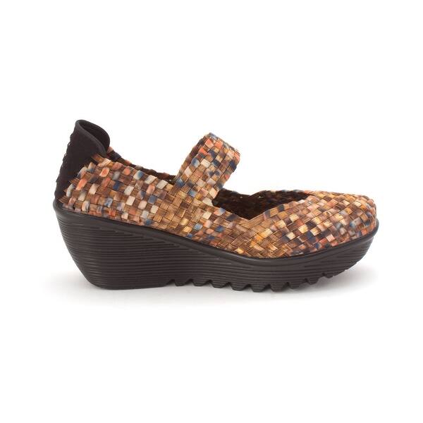 Shop Bernie Mev Womens Lulia Fabric Closed Toe Casual Platform