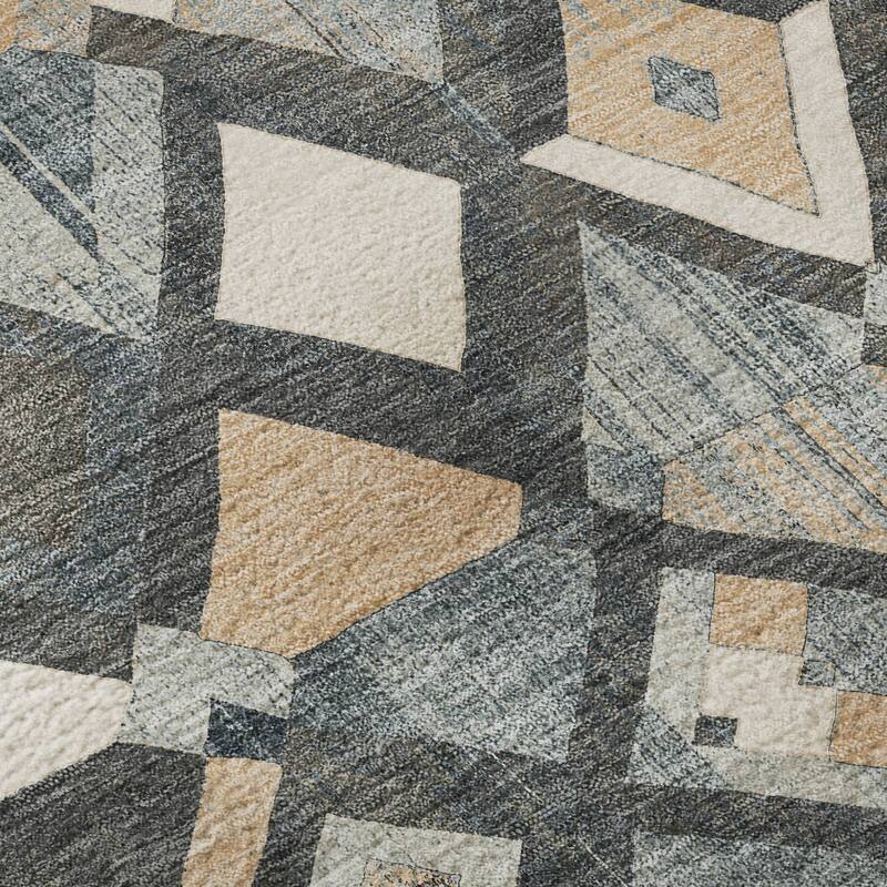 Premium Washable Super Soft Boho Geo Mayfield Rug