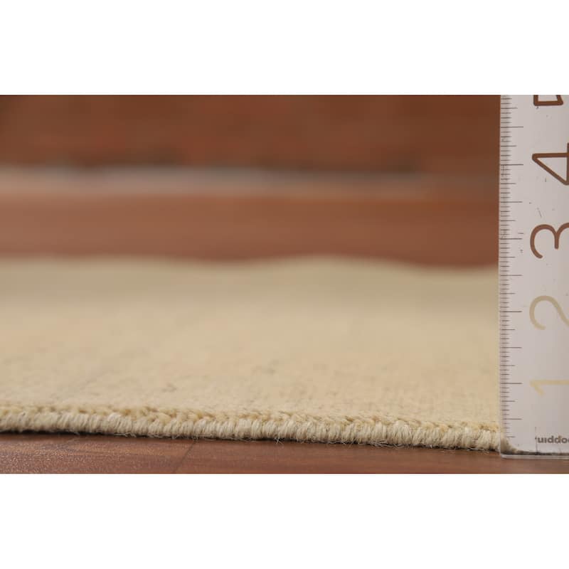 Contemporary Gabbeh Oriental Foyer Rug Hand-Knotted Wool Carpet - 2'7"x 5'10"