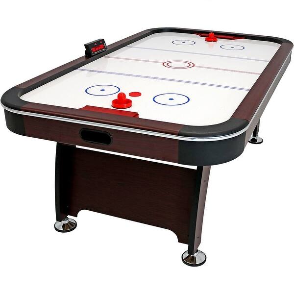 Shop Sunnydaze 7 Foot Electric Air Hockey Game Table With Scorer