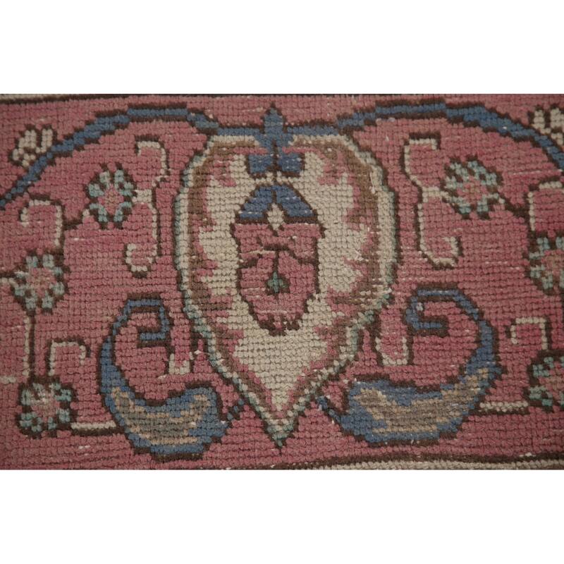 Tabriz Persian Vintage Area Rug Hand-knotted Wool Carpet - 8'10" x 12'10"