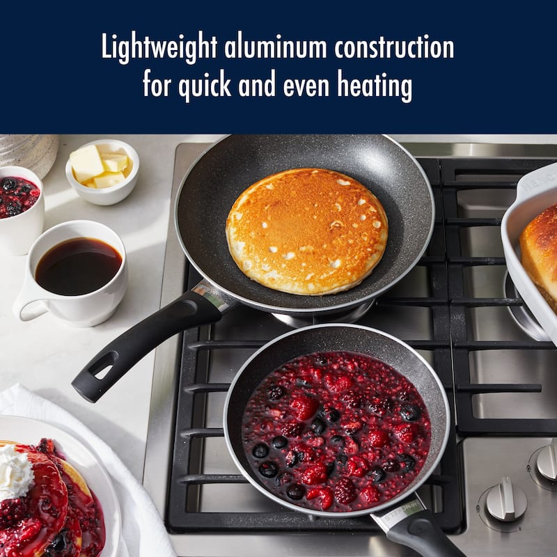 Henckels Everlift 2-pc Granitium Nonstick Fry Pan Set - 8-in & 10-in - Gray