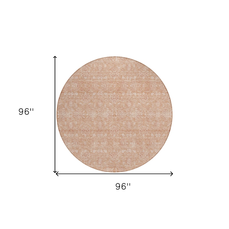 HomeRoots Floral Transitional Rectangle Outdoor Rug