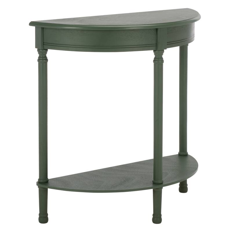 SAFAVIEH Veva Half Moon Console Table - 28" W x 11.8" L x 28" H - 28"W x 12"D x 28"H