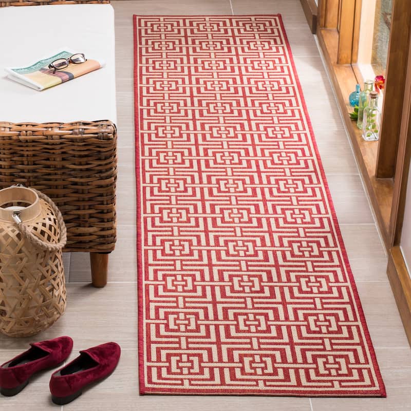 SAFAVIEH Linden Darla Indoor/ Outdoor Waterproof Patio Backyard Rug