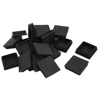 Shop Unique Bargains 50mm X 50mm Plastic Chair Leg Glide Cap Plug Tubing Insert Floor Protector 20pcs Overstock 17626884