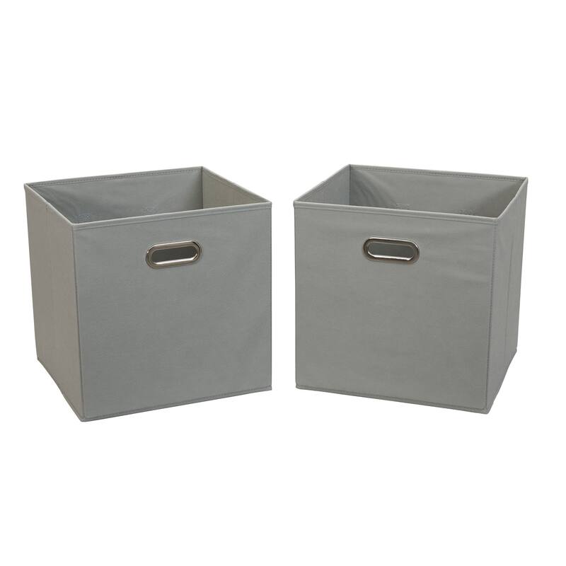 Household Essentials Fabric Storage Bins, Set of 2