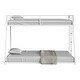 preview thumbnail 8 of 20, Furniture of America Ambell Modern Metal Low Profile Bunk Bed with Reversible Ladder