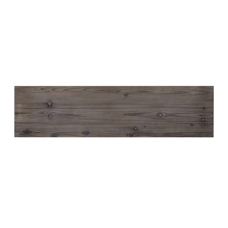 55.1" Entryway Table with Hollow Geometric Base