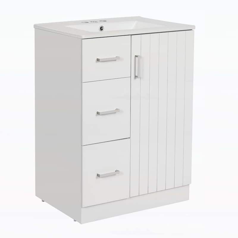 Under-mount Sink Bathroom Cabinet with Drawers
