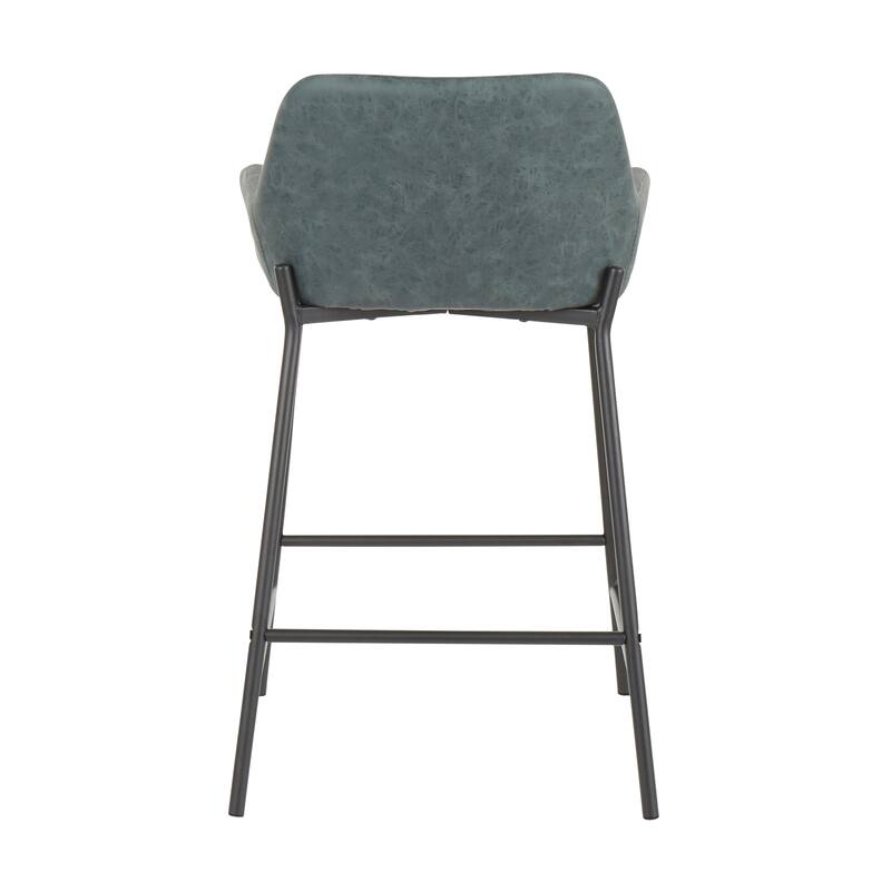 Carbon Loft Galotti Industrial Counter Stools (Set of 2) - N/A