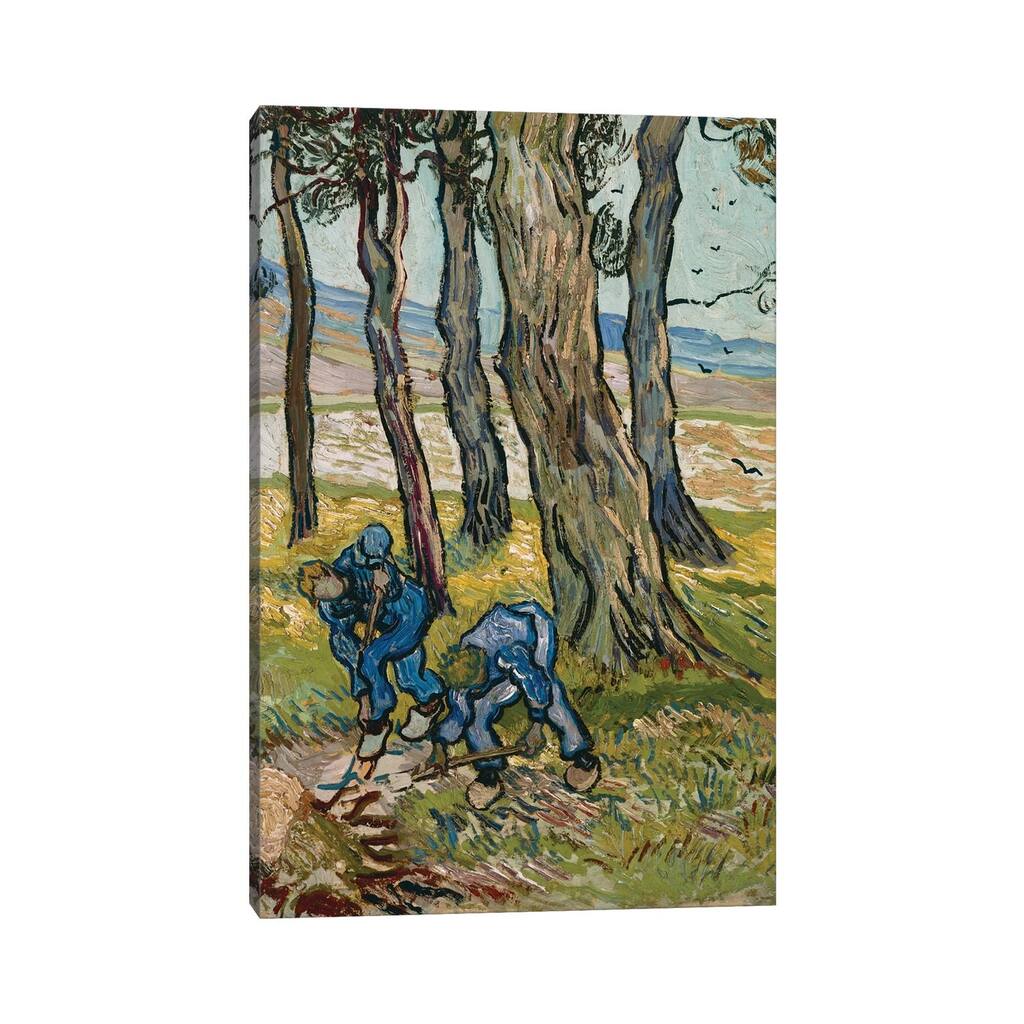 iCanvas "The Diggers, 1889" by Vincent van Gogh Canvas Print