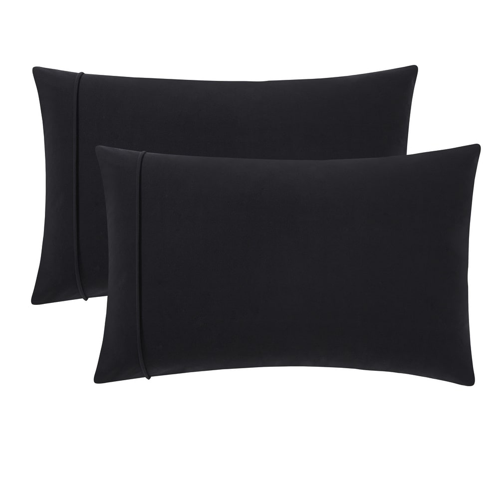 Sweet Home Collection Ultra Soft Solid Flannel Pillowcases (2-Pack)